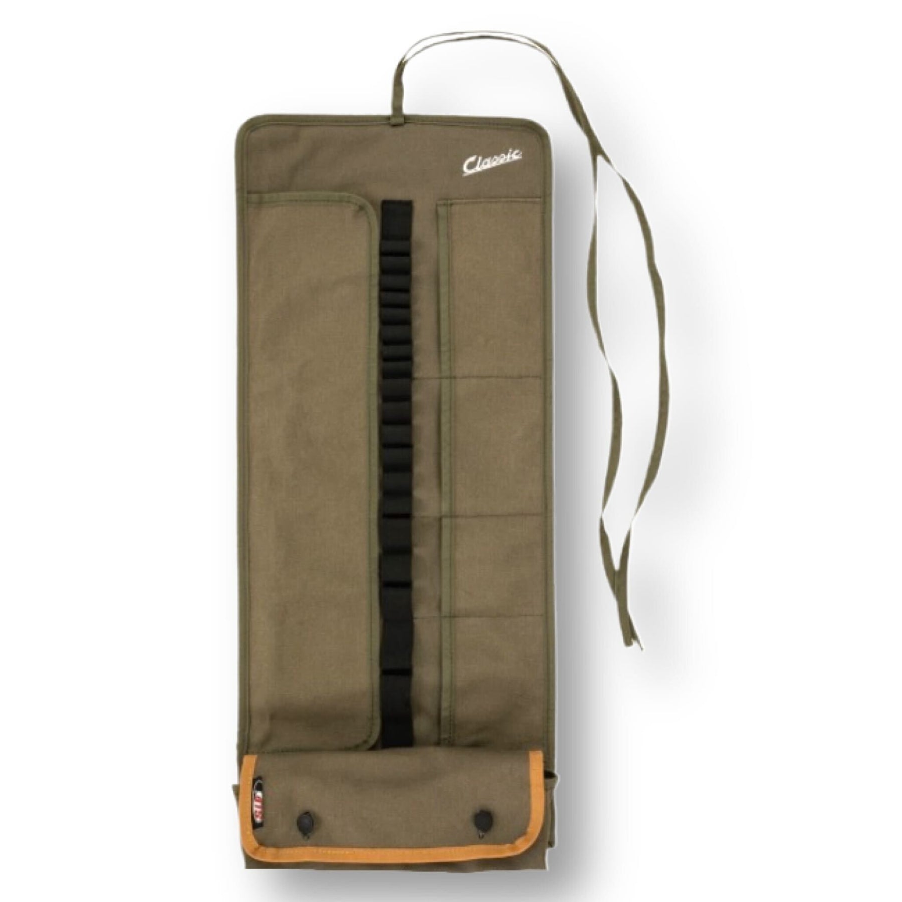 Vespa Lambretta Scooter Tool Bag Roll Pouch - Olive