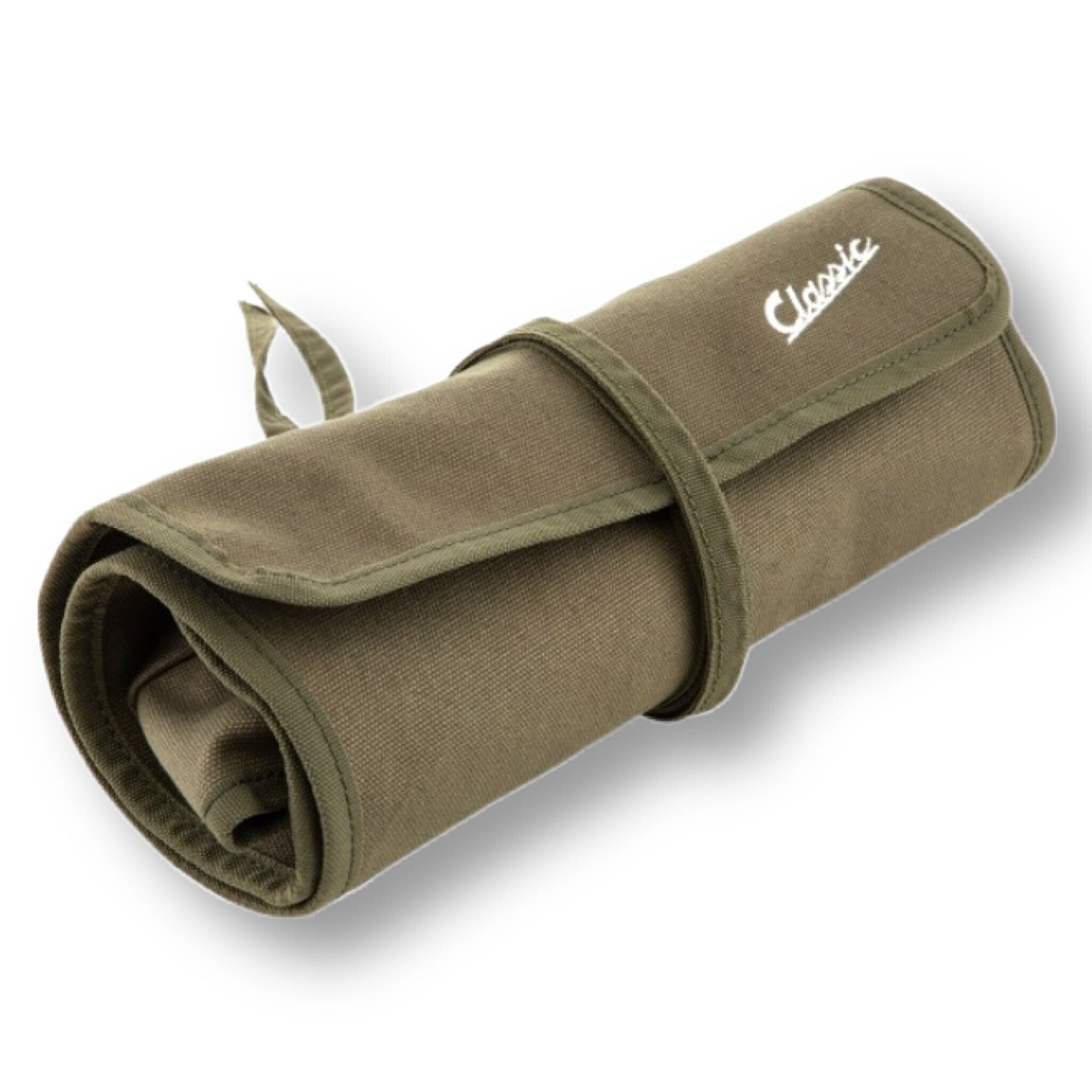 Vespa Lambretta Scooter Tool Bag Roll Pouch - Olive