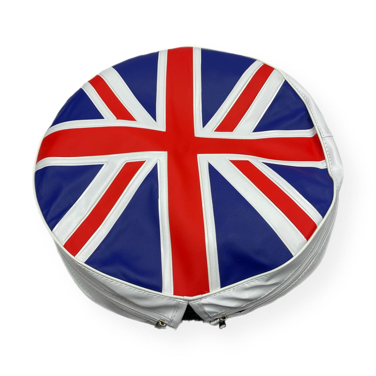 Vespa Lambretta Scooter Union Jack Flag MOD 8" Spare Wheel Cover - Beedspeed