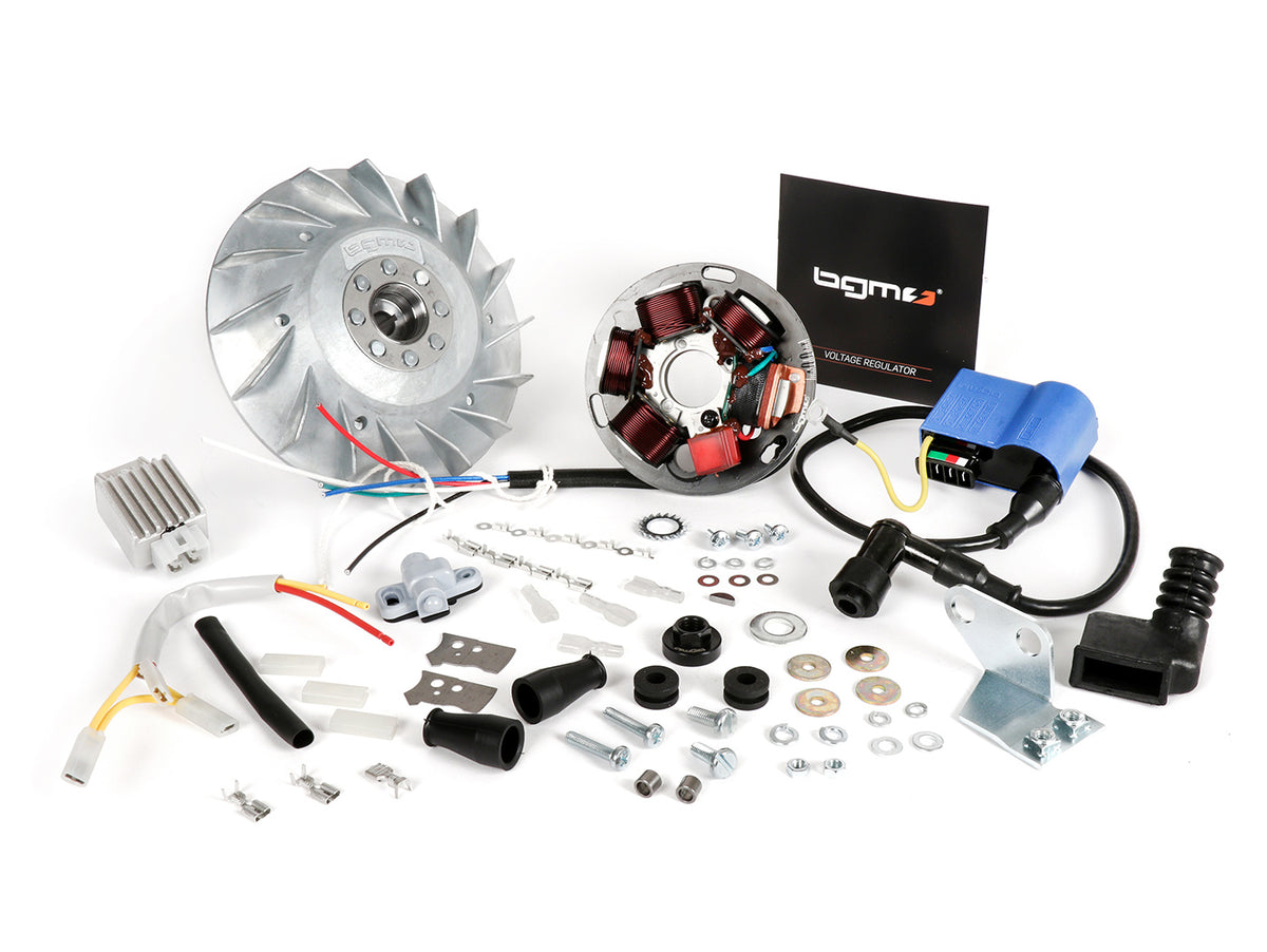 Vespa Motovespa 125 150 12V BGM PRO 12V Touring Conversion to Electronic Ignition Kit