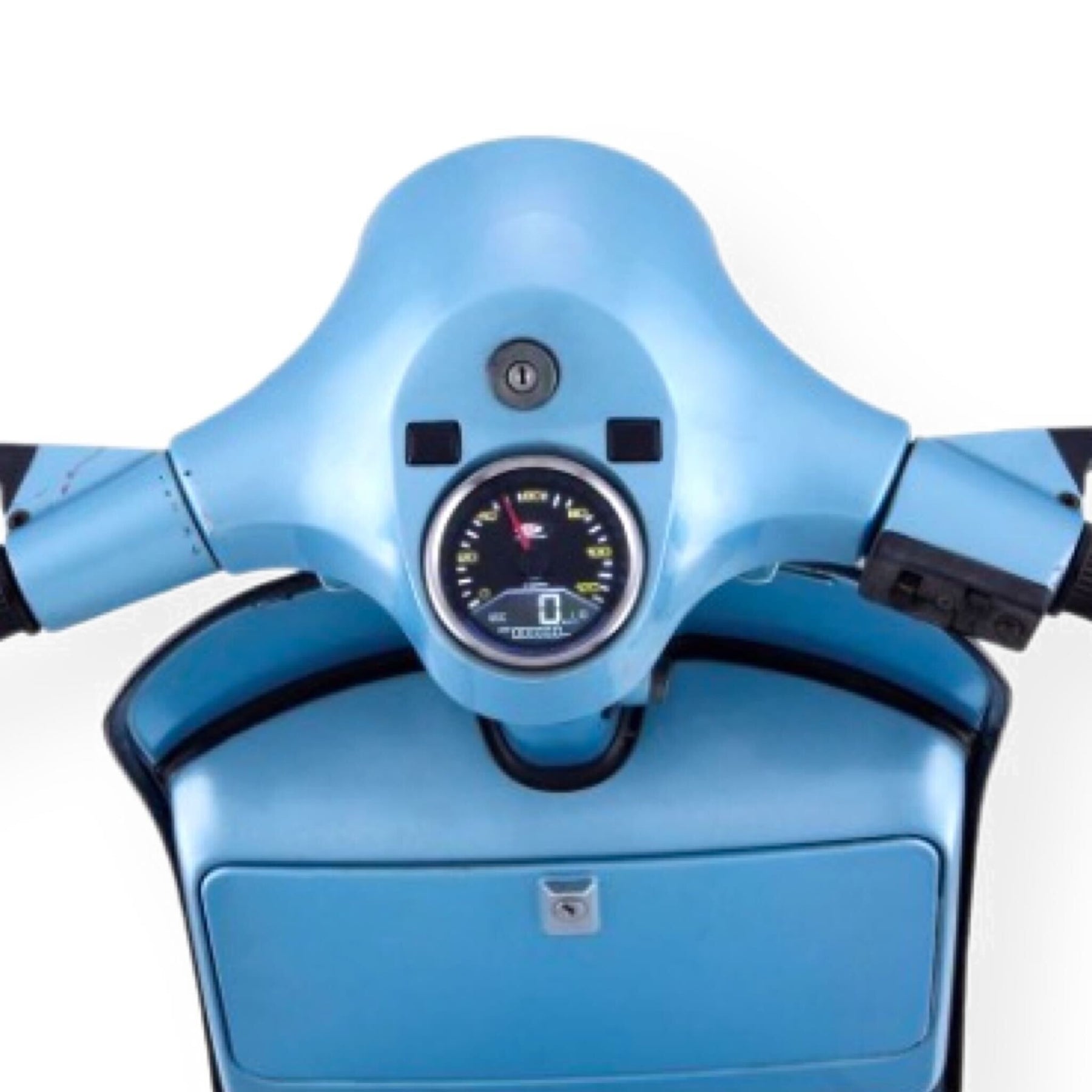 Vespa P125X P150X P200E PX80 SIP Koso Speedometer - Black Face & Polished Bezel