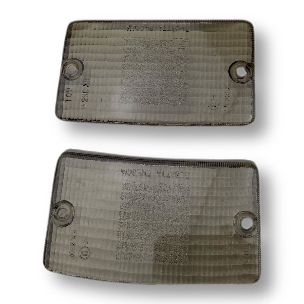 Vespa PK50 PK125 XL XL2 Rush N FL Front Indicator Lens Set - Smoked