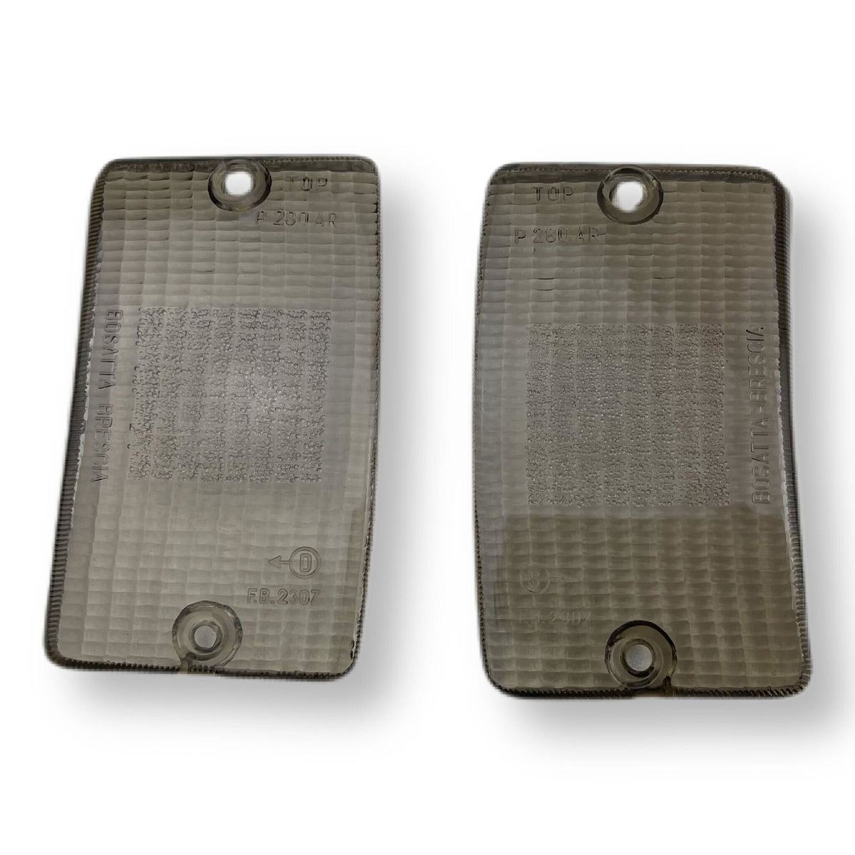 Vespa PK50 PK125 XL XL2 Rush N FL Front Indicator Lens Set - Smoked