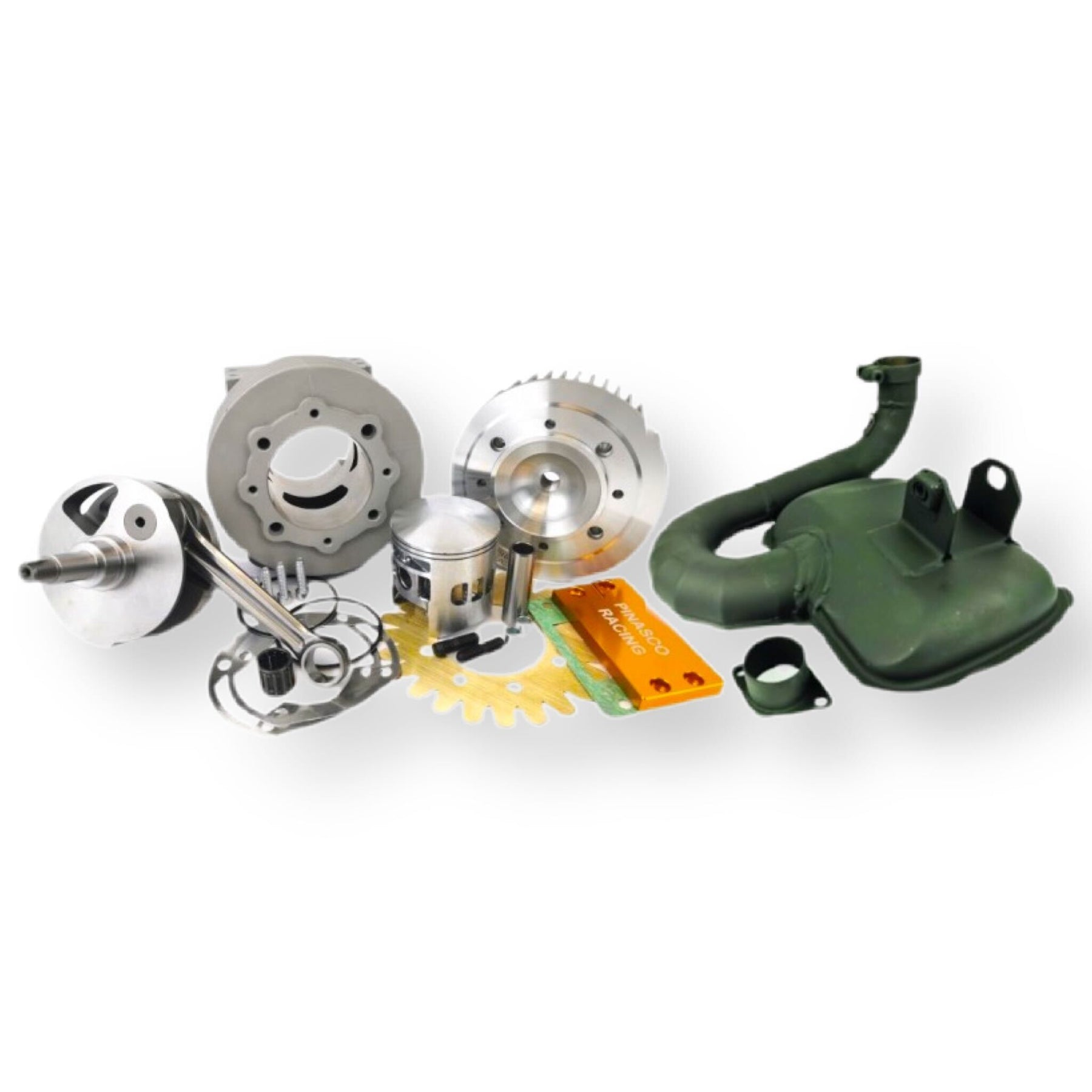 Vespa PX PE GTR 150 Super/Sprint (2) PINASCO 206cc Tuning Kit - Cylinder, Crank, Exhaust