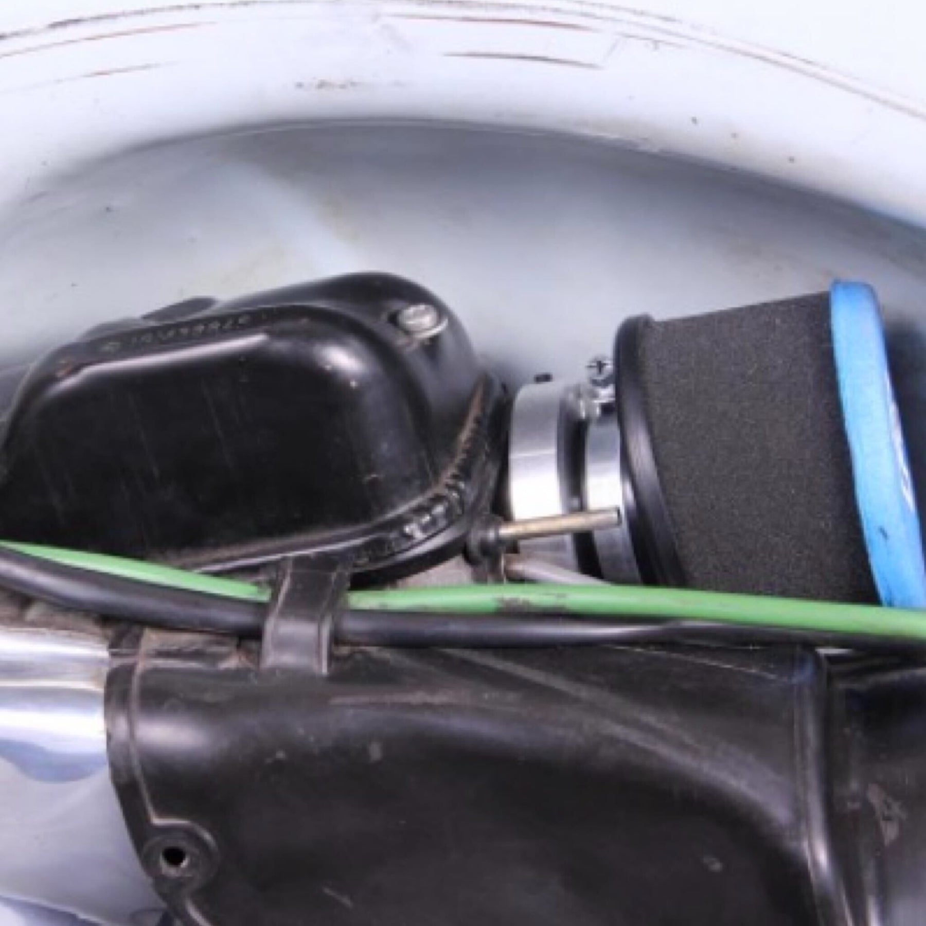 Vespa P200E PX200 Rally 200 T5 Large Frame Si24/24 26/26 Carburettor POLINI Venturi Performance Air Intake Filter Kit