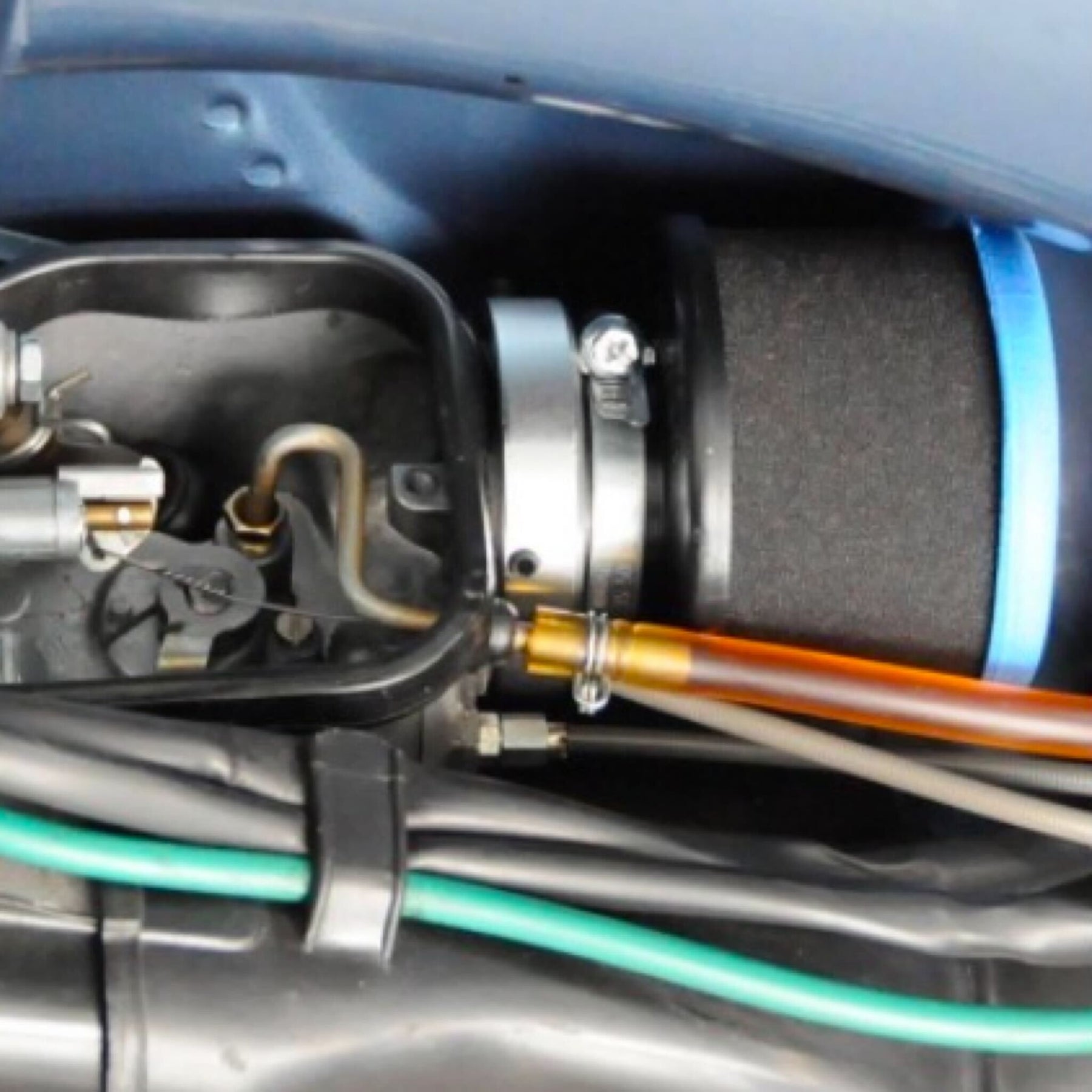 Vespa P200E PX200 Rally 200 T5 Large Frame Si24/24 26/26 Carburettor POLINI Venturi Performance Air Intake Filter Kit