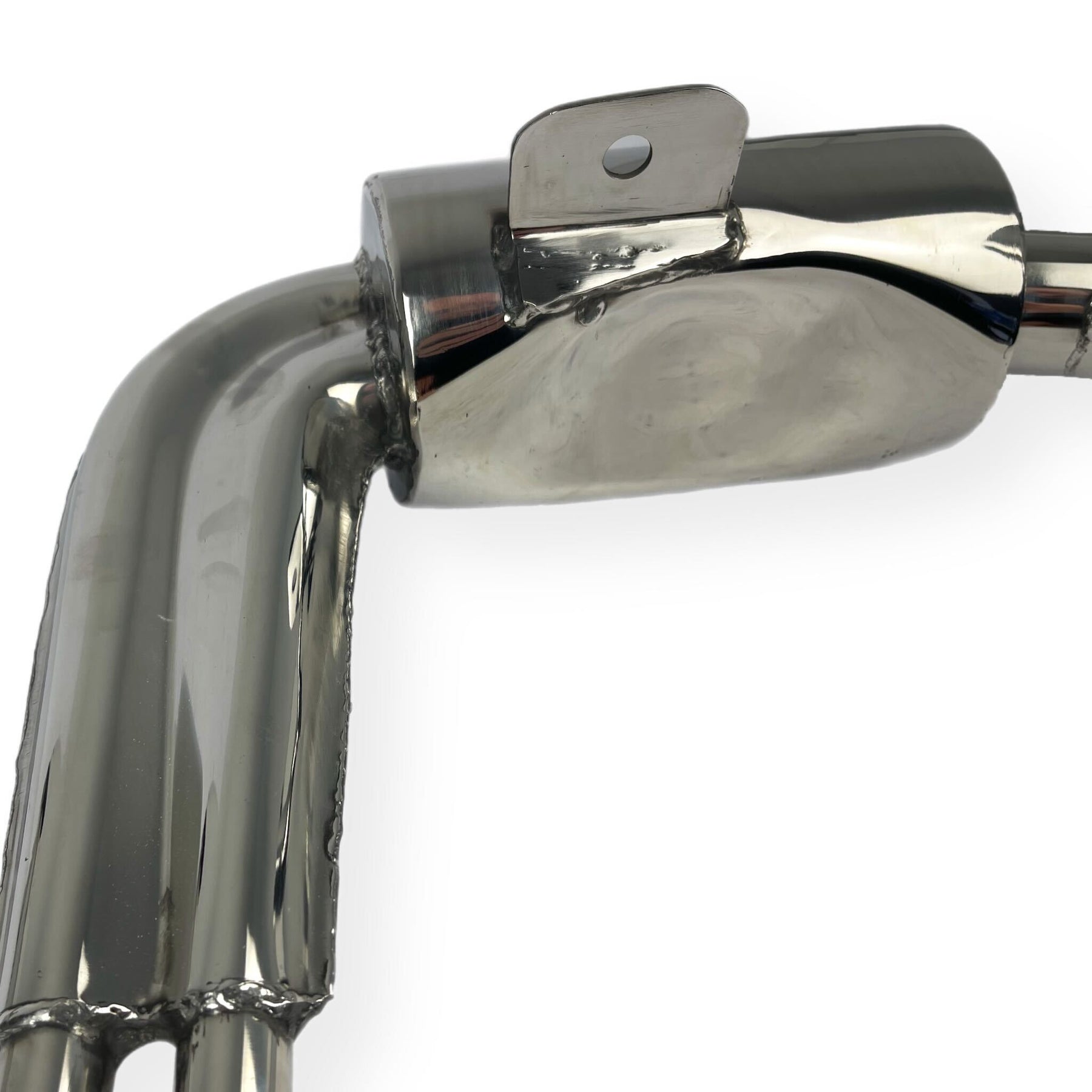 Vespa PX 125 150 Sprint GT/R GL ABARTH Replica Retro Twin Exhaust - Stainless Steel