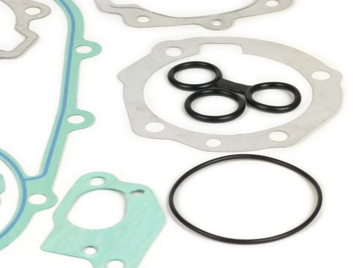Vespa PX 80 125 150 200 PE Rally 200 Cosa Sprint Veloce Largeframe BGM PRO Silicone Engine Gasket Set with/without AutoLube