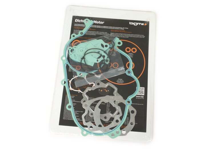 Vespa PX 80 125 150 200 PE Rally 200 Cosa Sprint Veloce Largeframe BGM PRO Silicone Engine Gasket Set with/without AutoLube