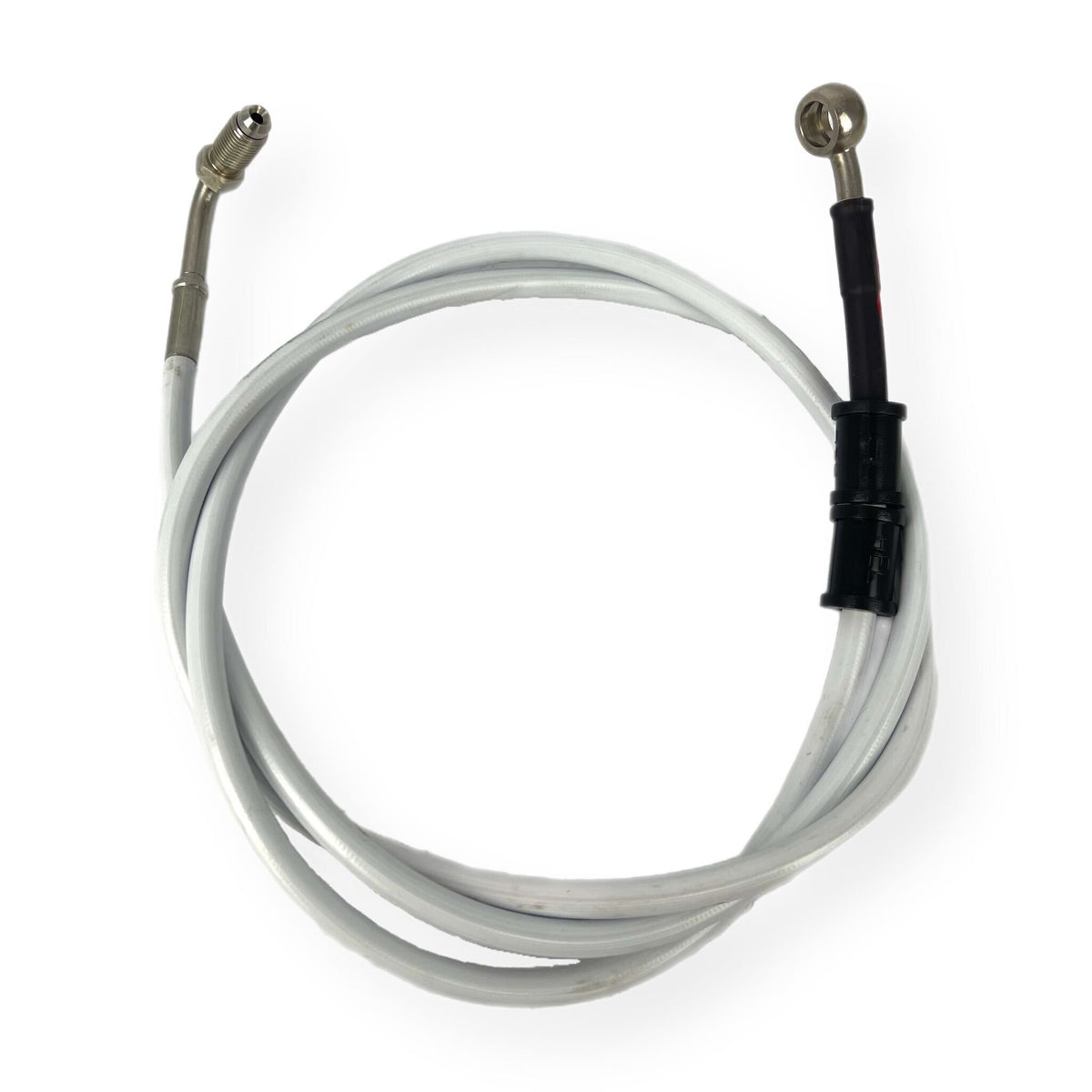 Vespa PX Disc LML HEL Stainless Hydraulic Front Brake Hose - White
