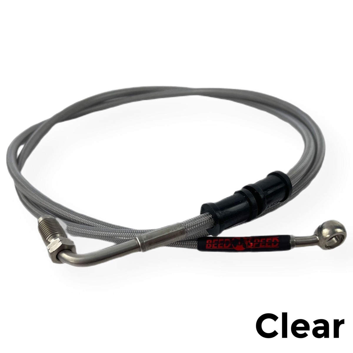 Vespa PX Disc LML HEL Stainless Hydraulic Front Brake Hose - Extended Version - 14 Colour Options