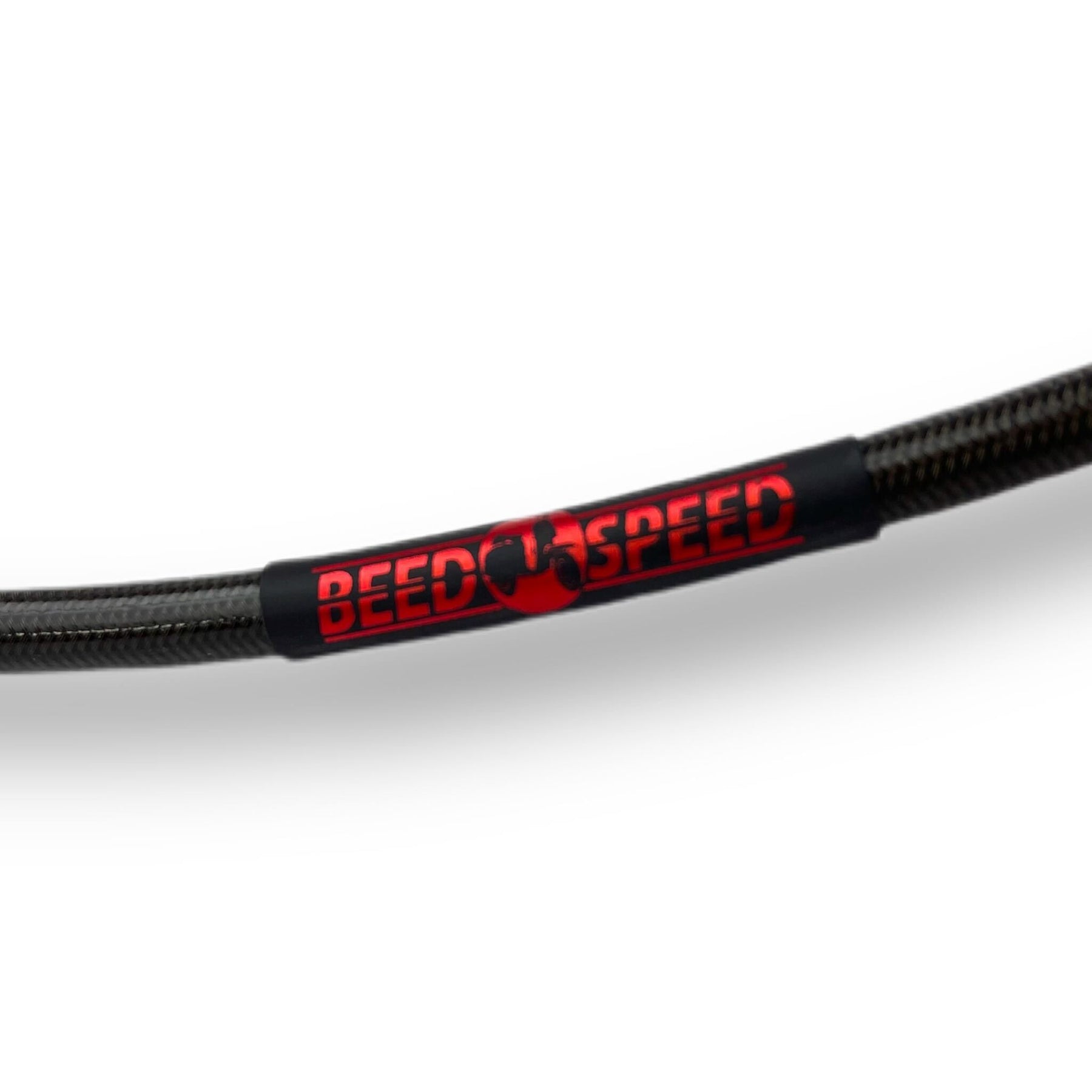 Vespa PX Disc LML HEL Stainless Hydraulic Front Brake Hose - Black