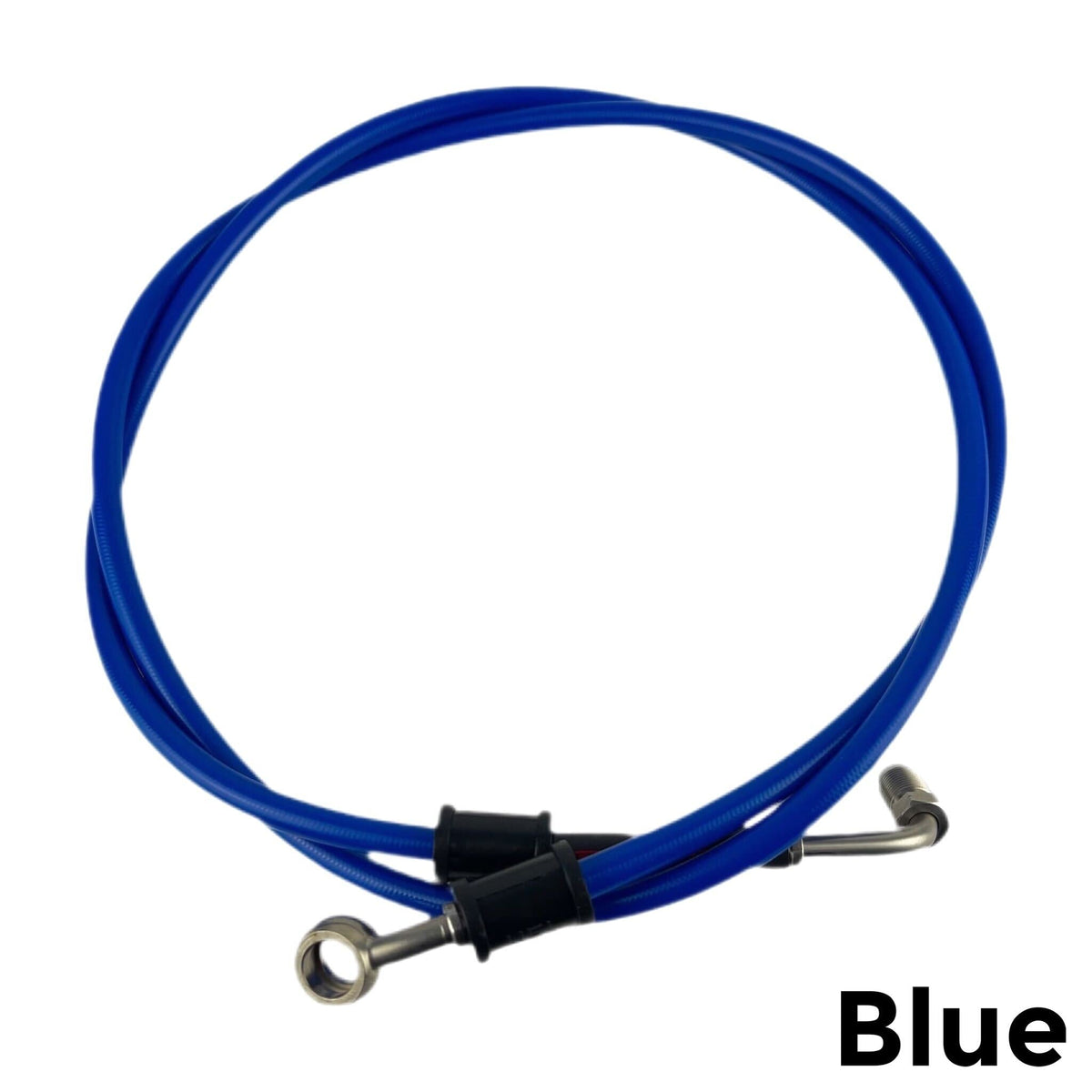 Vespa PX Disc LML HEL Stainless Hydraulic Front Brake Hose - Extended Version - 14 Colour Options