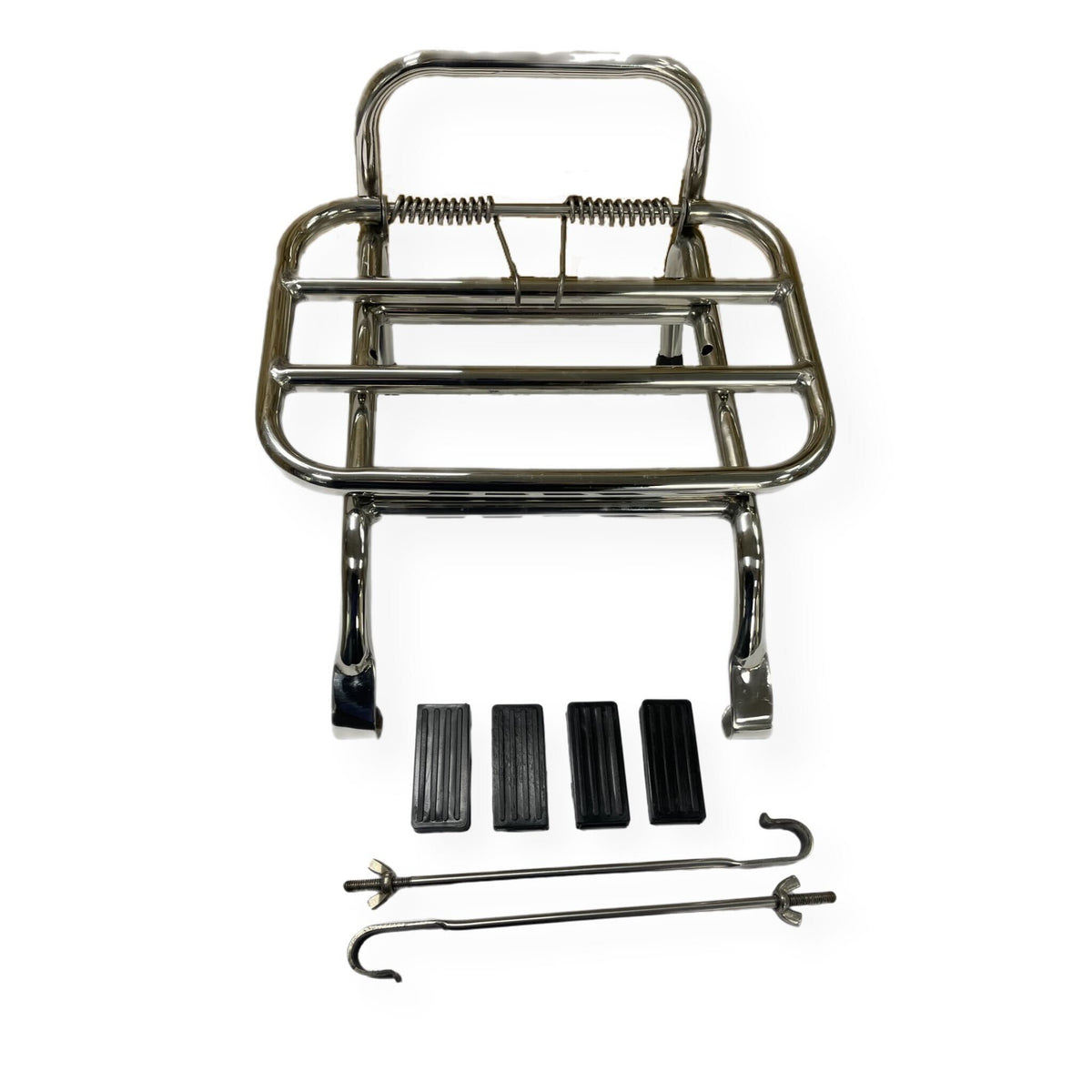 Vespa PX T5 Front Carrier - Stainless Steel