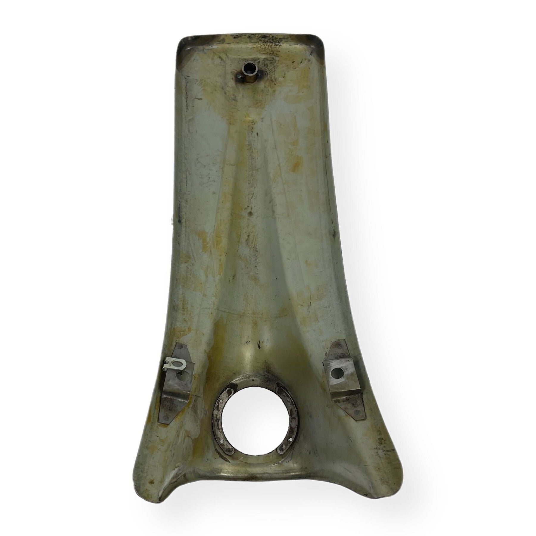 Vespa PX GS Style Horncover Horncast - Bare Metal Finish