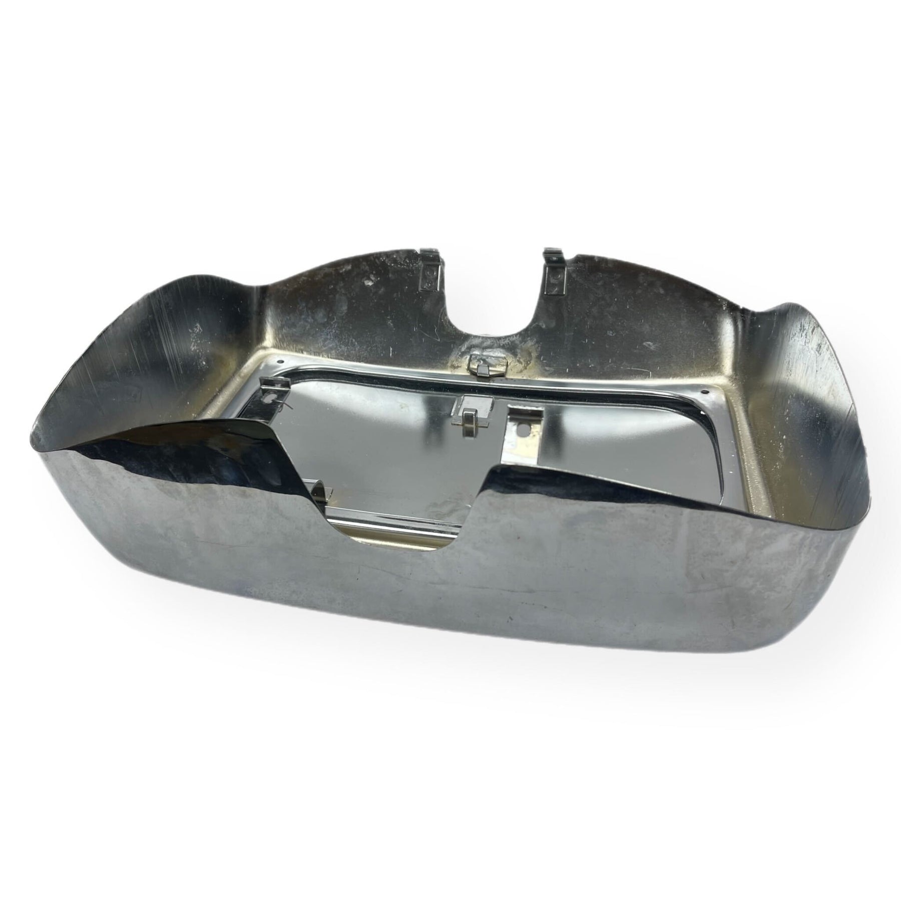 Vespa PX PE EFL DISC T5 Chrome Tool Box And Lid Assembly