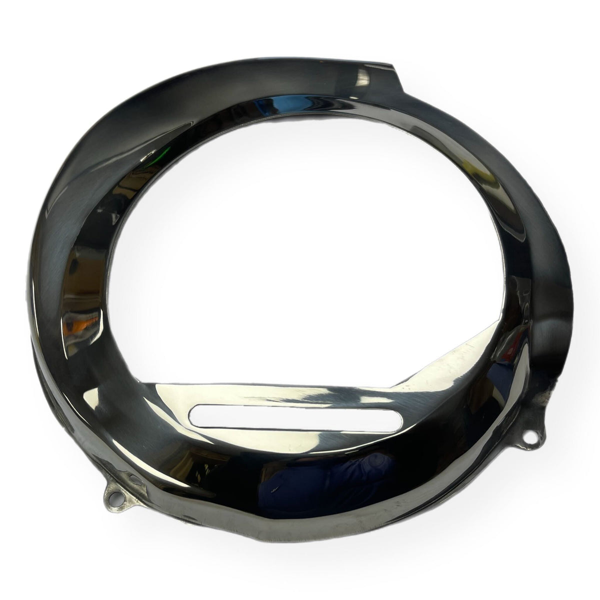 Vespa PX Non Electric Start GS Style Fly Wheel Cowling - Polished Stainless Steel