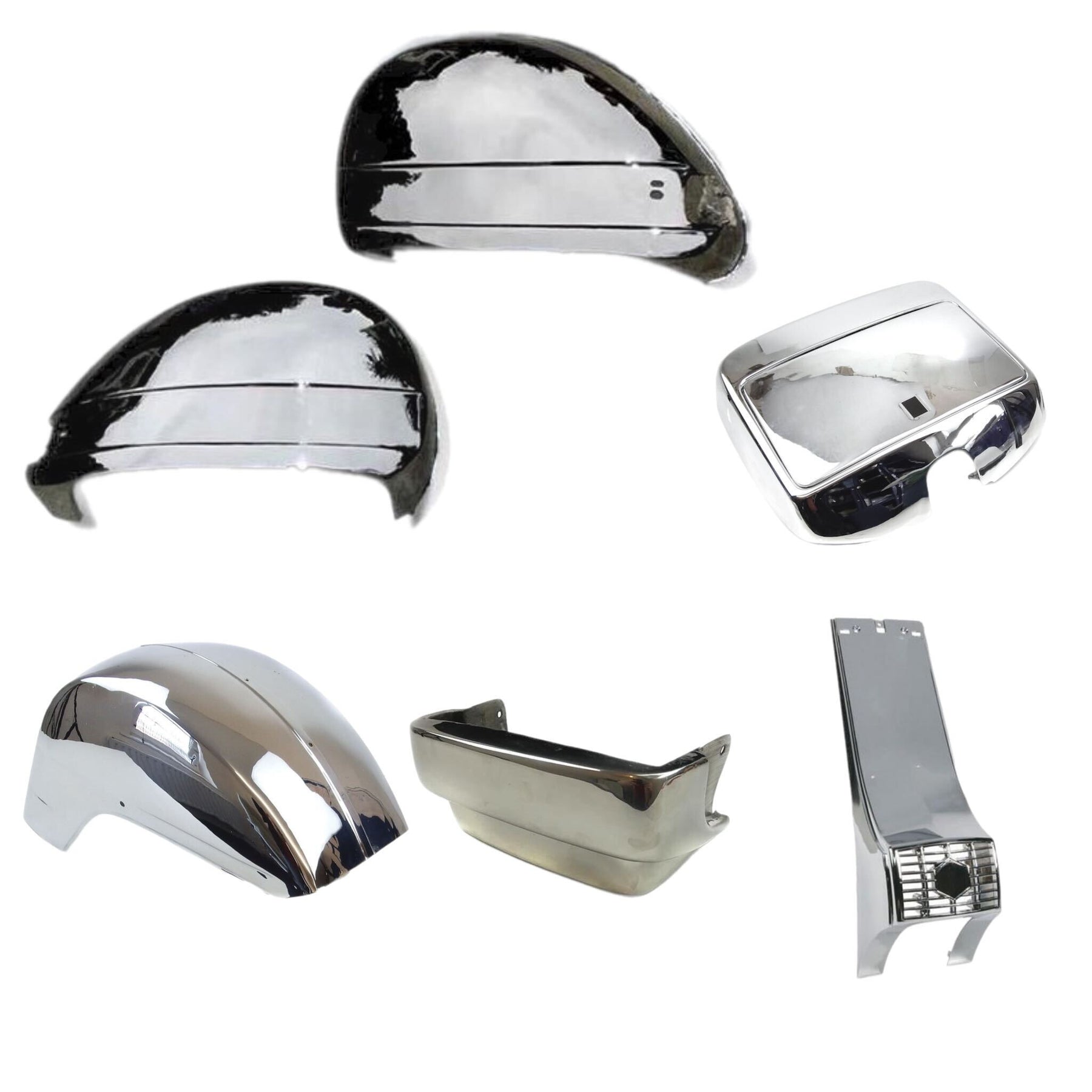 Vespa PX PE Style Body Kit Bundle - Chrome