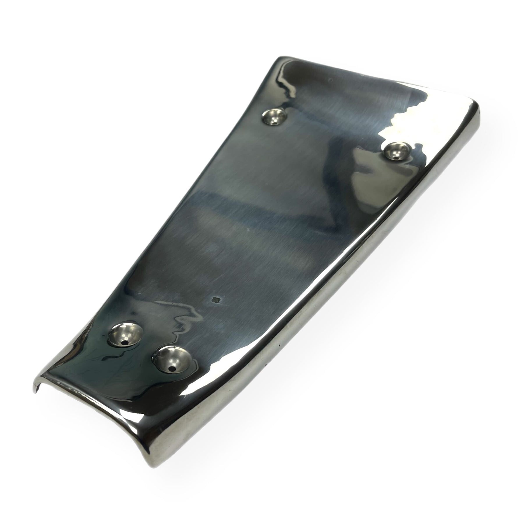 Vespa PX PE T5 Bridge Piece Centre Mat - Polished Stainless Steel