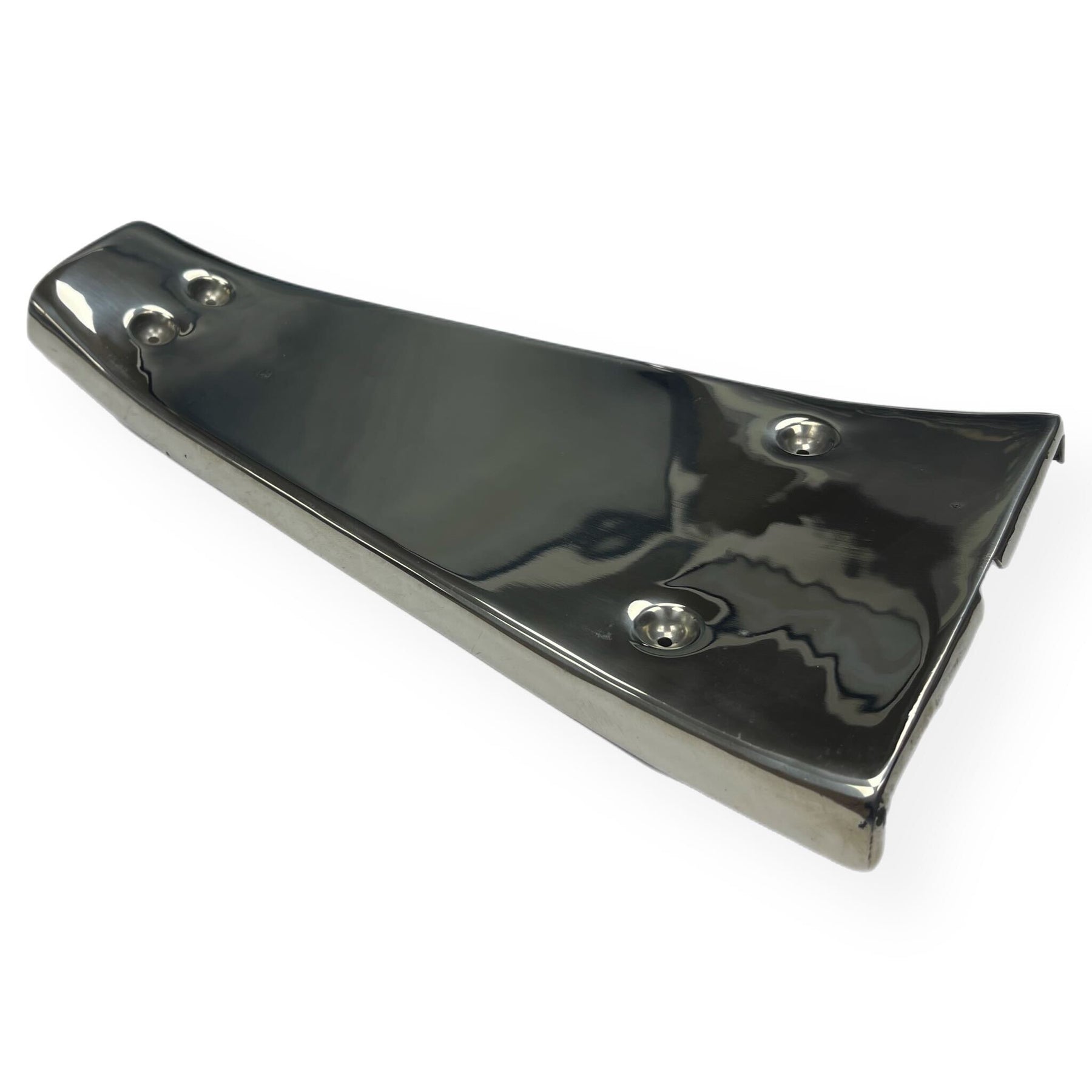 Vespa PX PE T5 Bridge Piece Centre Mat - Polished Stainless Steel