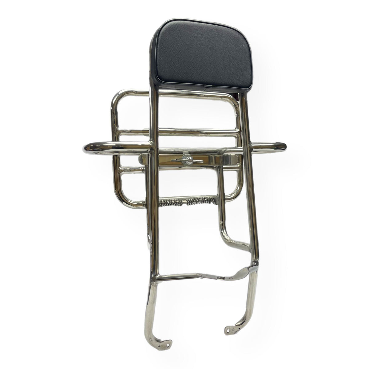 Vespa PX PE T5 Classic 3 in 1 Rear Carrier - Polished Stainless Steel