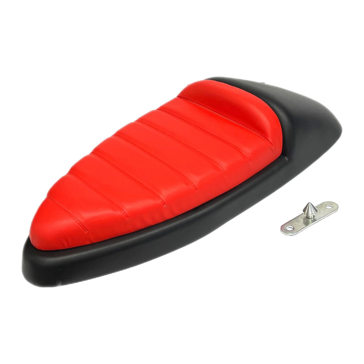 Vespa PX PE T5 Classic Single Race Seat - Black Metal Base - Made To Order Custom Colours