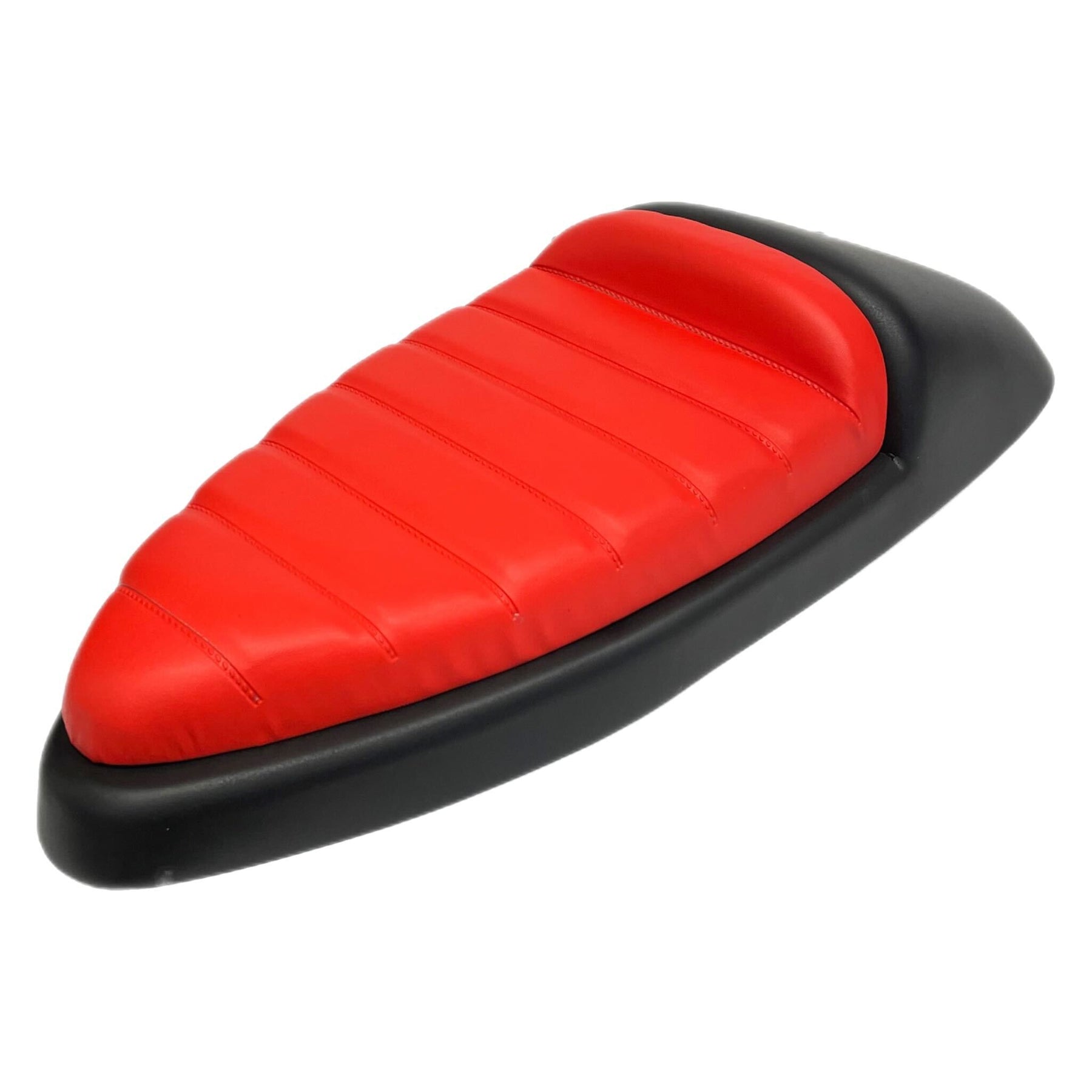 Vespa PX PE T5 Classic Single Race Seat - Black Metal Base - Made To Order Custom Colours