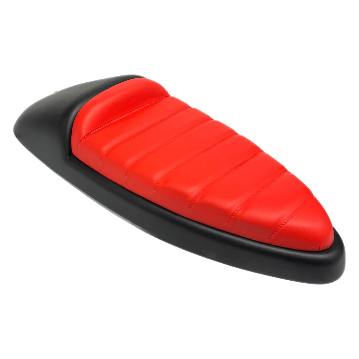 Vespa PX PE T5 Classic Single Race Seat - Black Metal Base - Made To Order Custom Colours