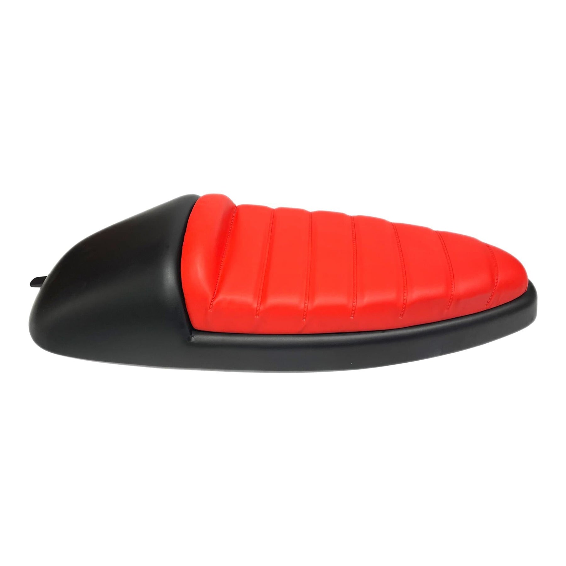Vespa PX PE T5 Classic Single Race Seat - Black Metal Base - Made To Order Custom Colours