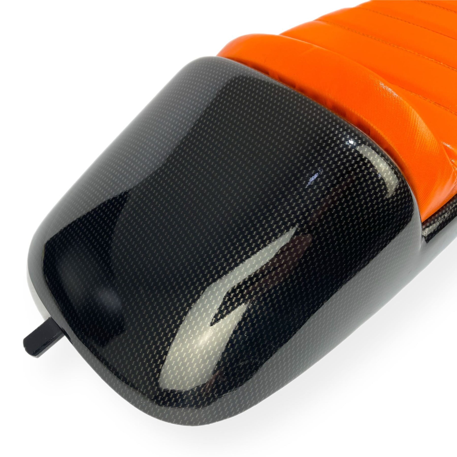 Vespa PX PE T5 Classic Single Race Seat - Carbon Effect Metal Base - Made To Order Custom Colours