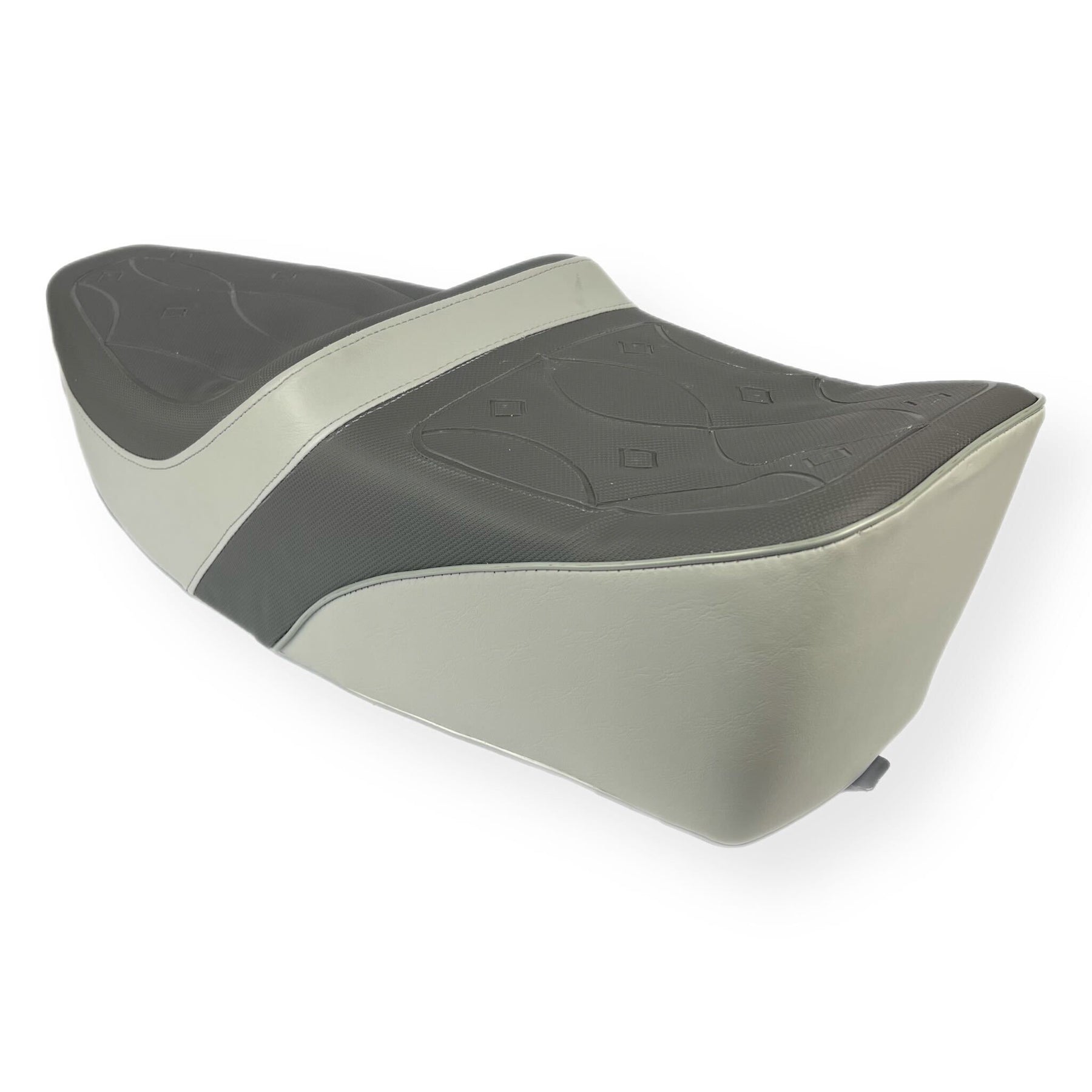 Vespa PX PE T5 Classic Yankee Style Seat - Dark Grey & White