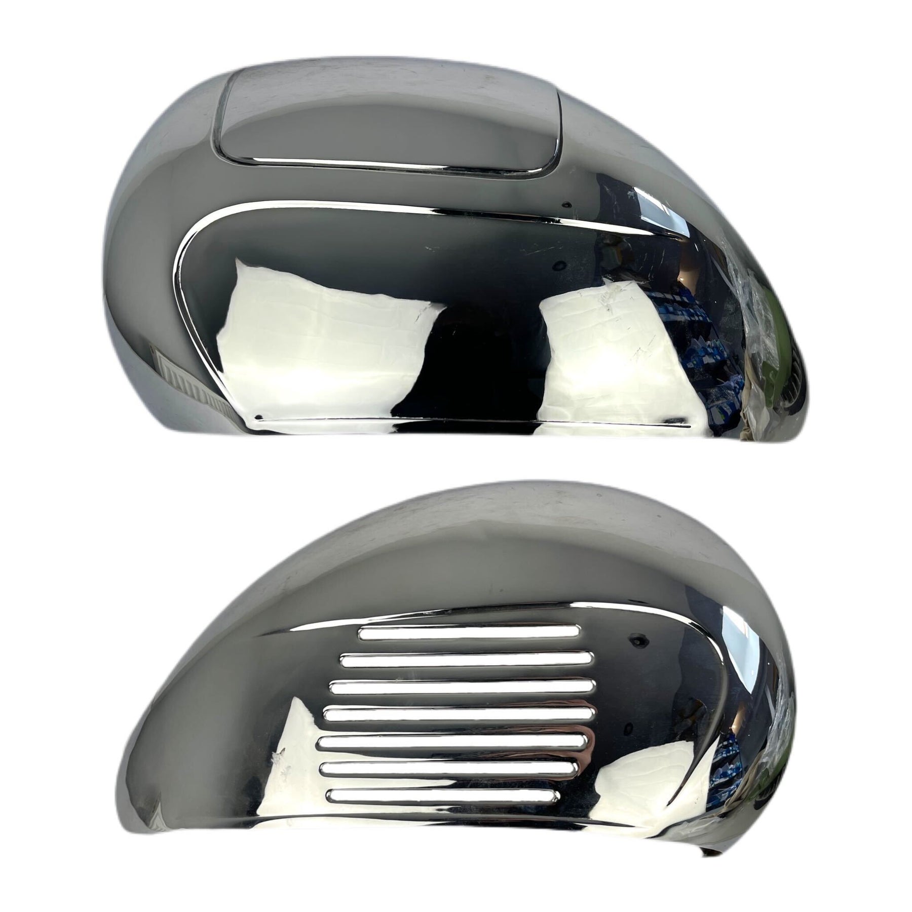 Vespa PX T5 LML VBB Style Chrome Side Panels - Pair