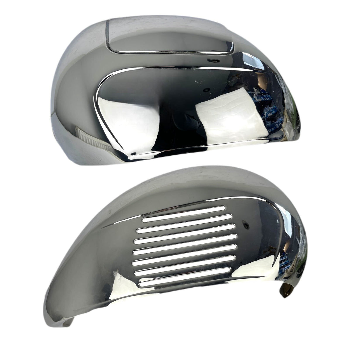 Vespa PX T5 LML VBB Style Chrome Side Panels - Pair