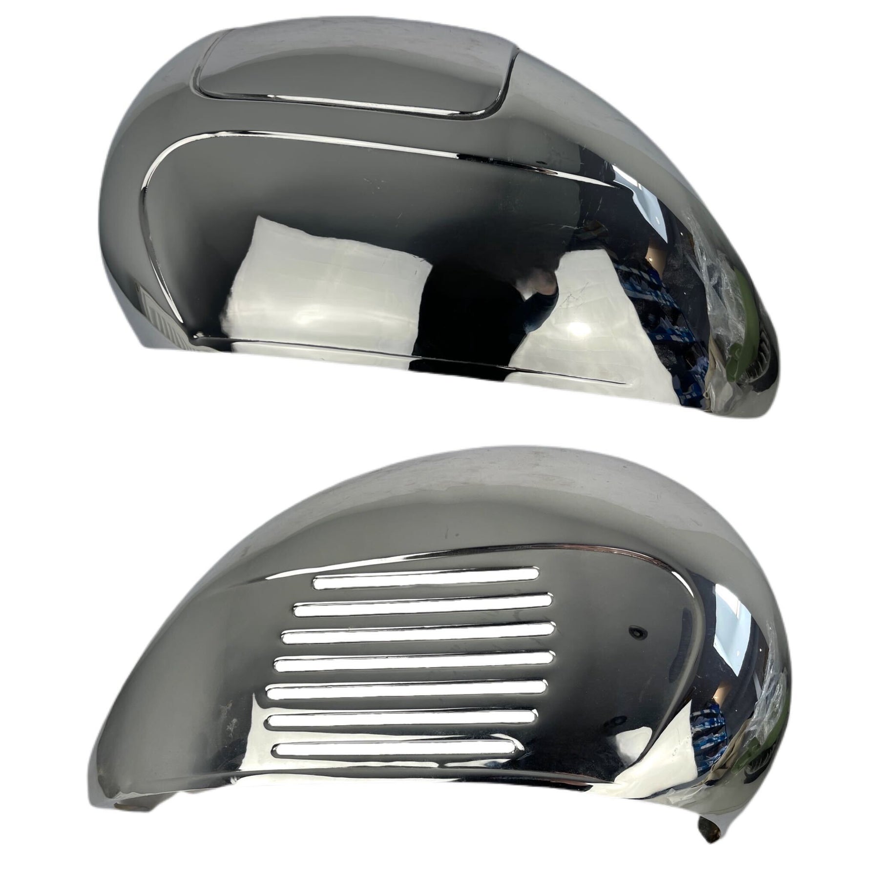 Vespa PX T5 LML VBB Style Chrome Side Panels - Pair