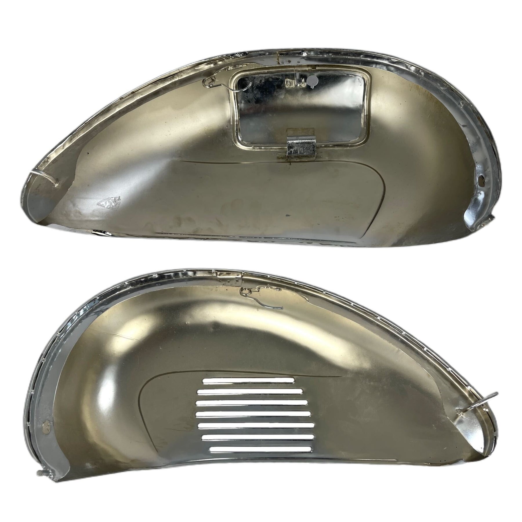 Vespa PX T5 LML VBB Style Chrome Side Panels - Pair