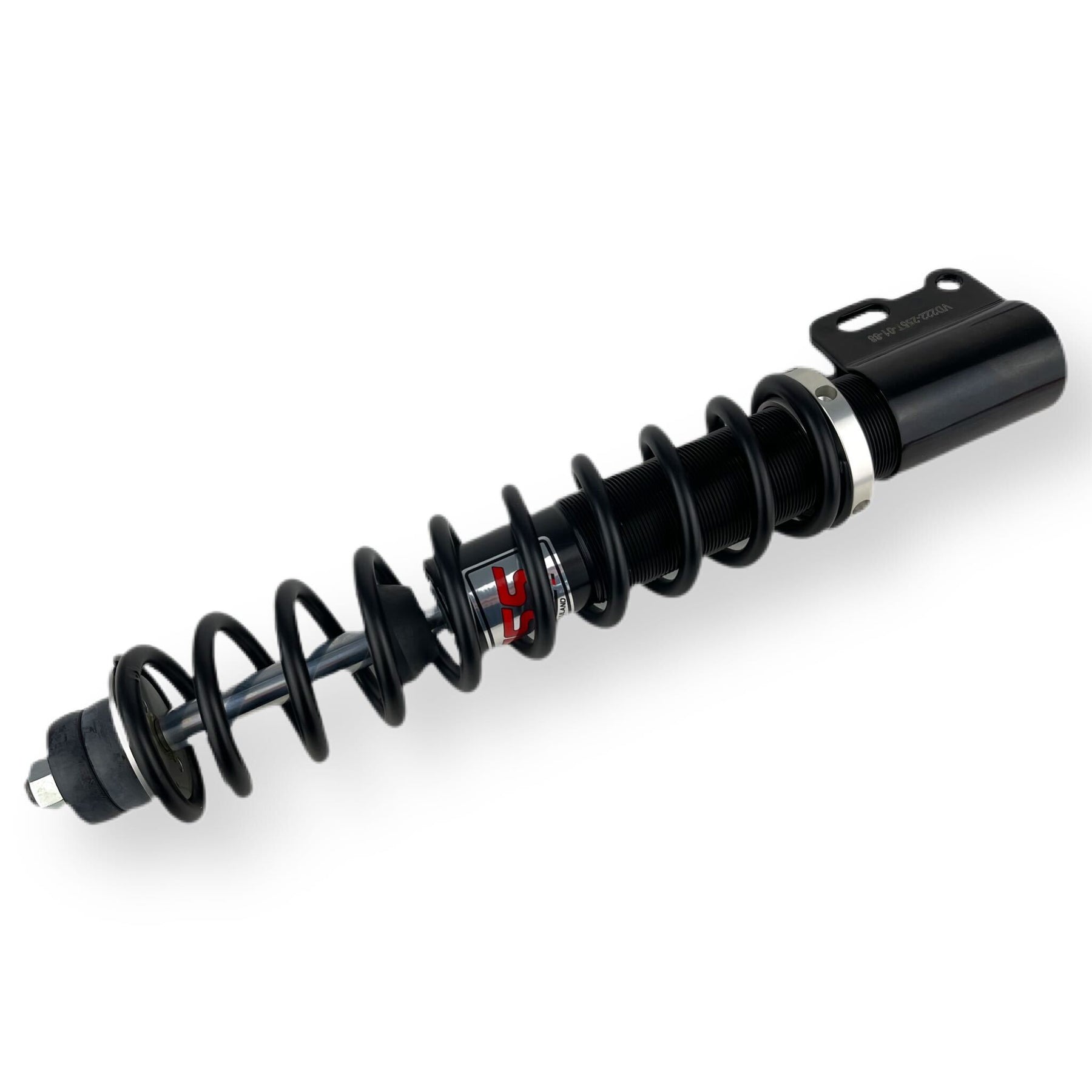 Vespa PX PE T5 Mk1 Classic LML YSS Adjustable Front Shock Absorber - Black And Brushed Metal