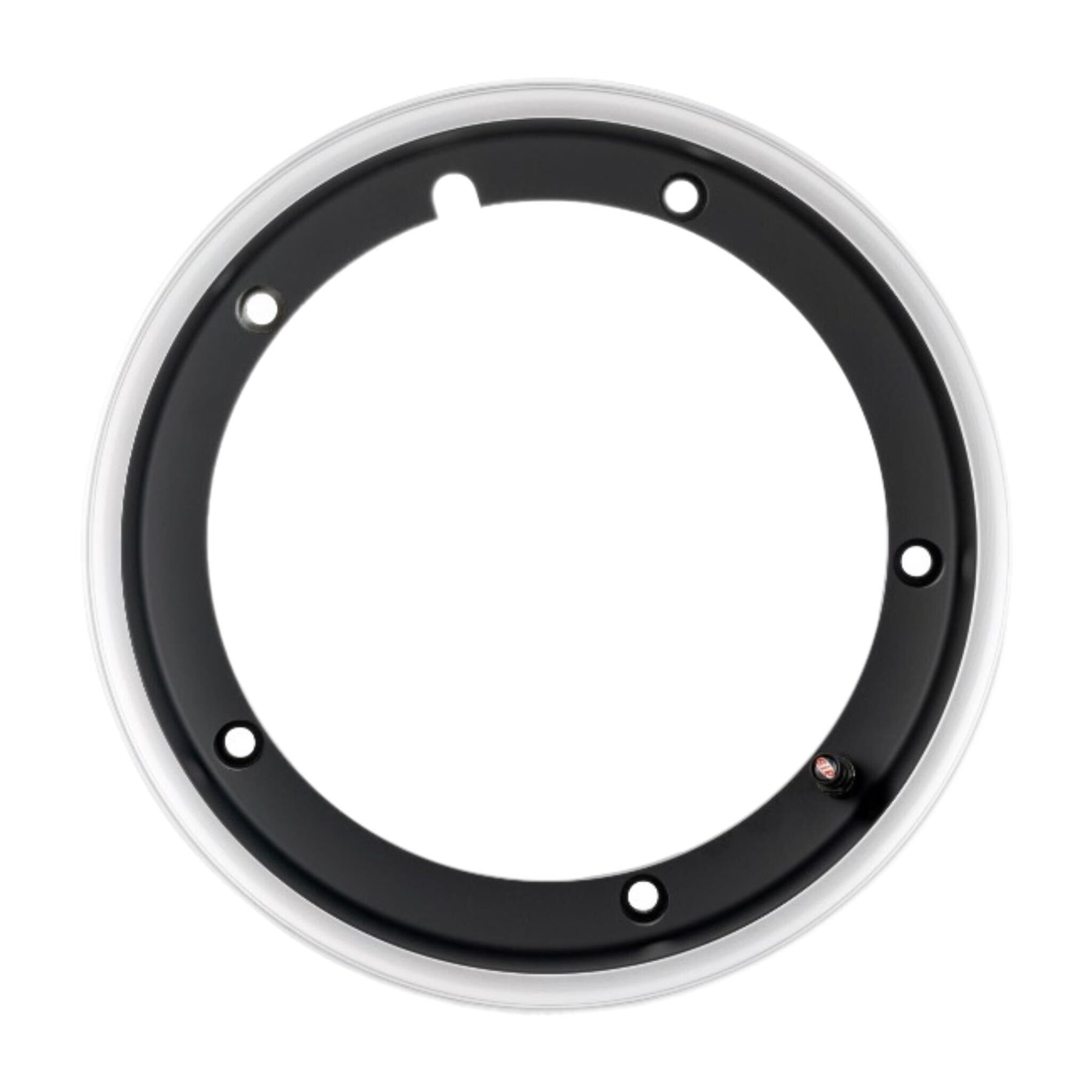 Vespa PX PE T5 V50 Super Sprint Rally SIP 2.5" Tubeless Wheel Rim - Black with Polished Edge