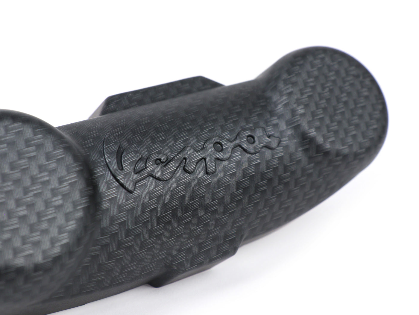 Vespa PX PK T5 Cosa LML Fork Link Cover With Vespa Logo - Carbon