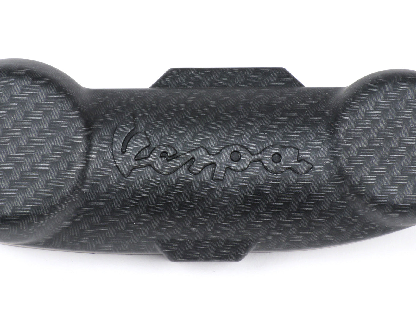 Vespa PX PK T5 Cosa LML Fork Link Cover With Vespa Logo - Carbon