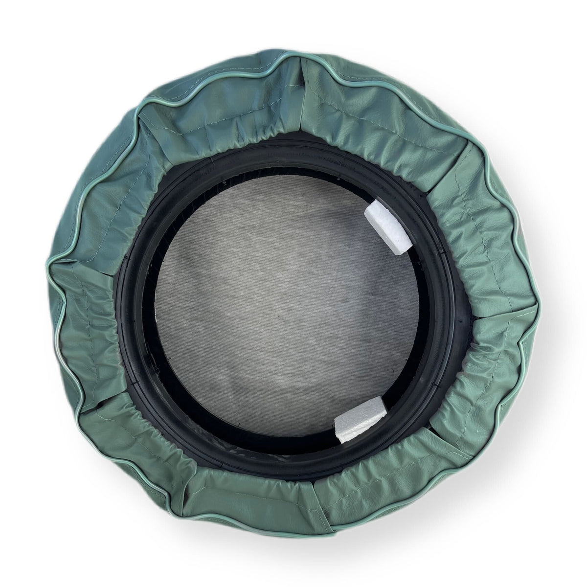 Vespa PX T5 V50 GS Rally Super Sprint 10" Spare Wheel Cover with Pocket & Logo - Green with White Logo