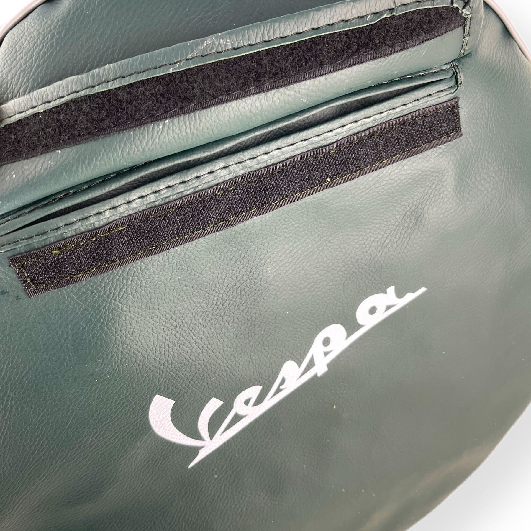 Vespa PX T5 V50 GS Rally Super Sprint 10" Spare Wheel Cover with Pocket & Logo - Green with White Logo