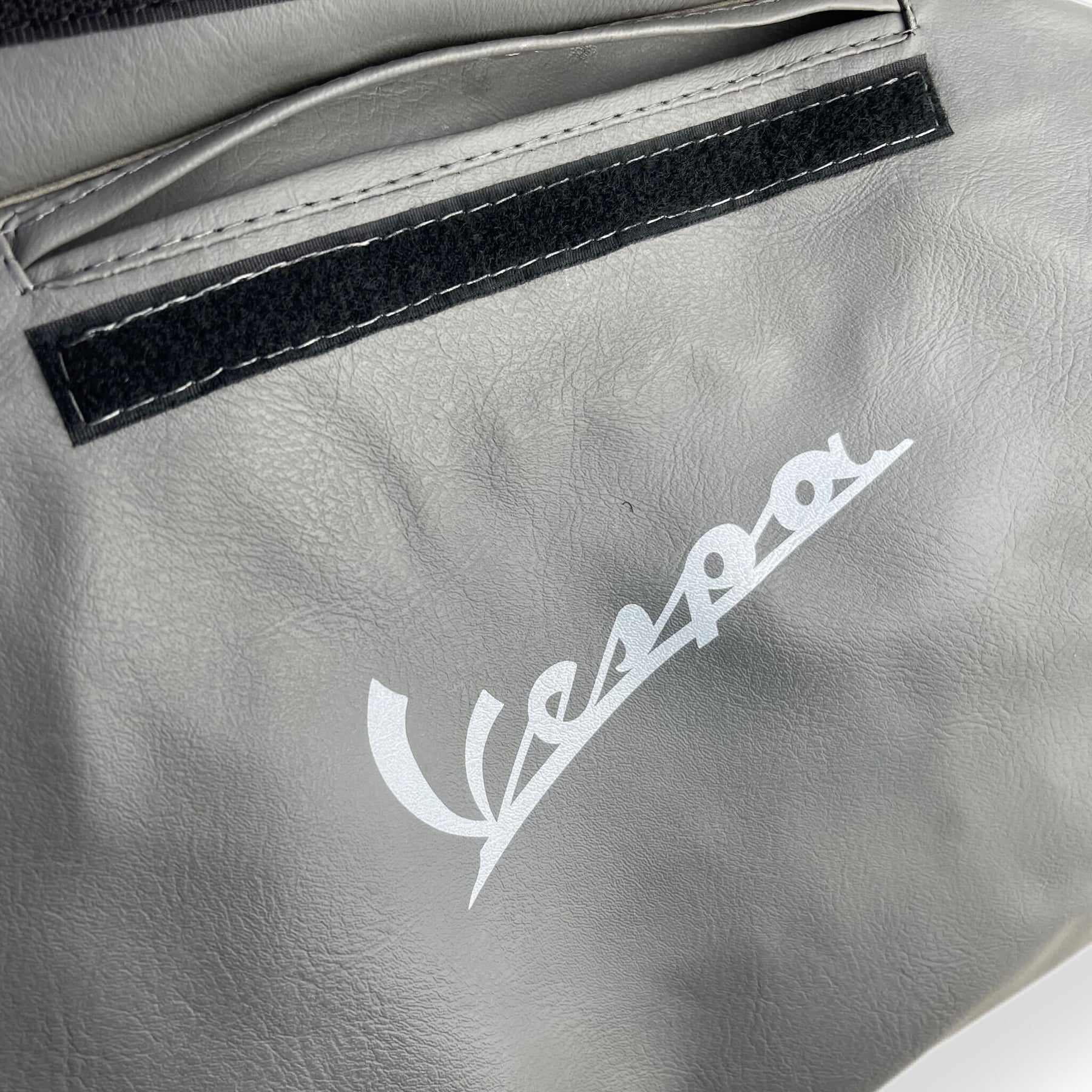 Vespa PX T5 V50 GS Rally Super Sprint 10" Spare Wheel Cover with Pocket & Logo - Grey with White Logo