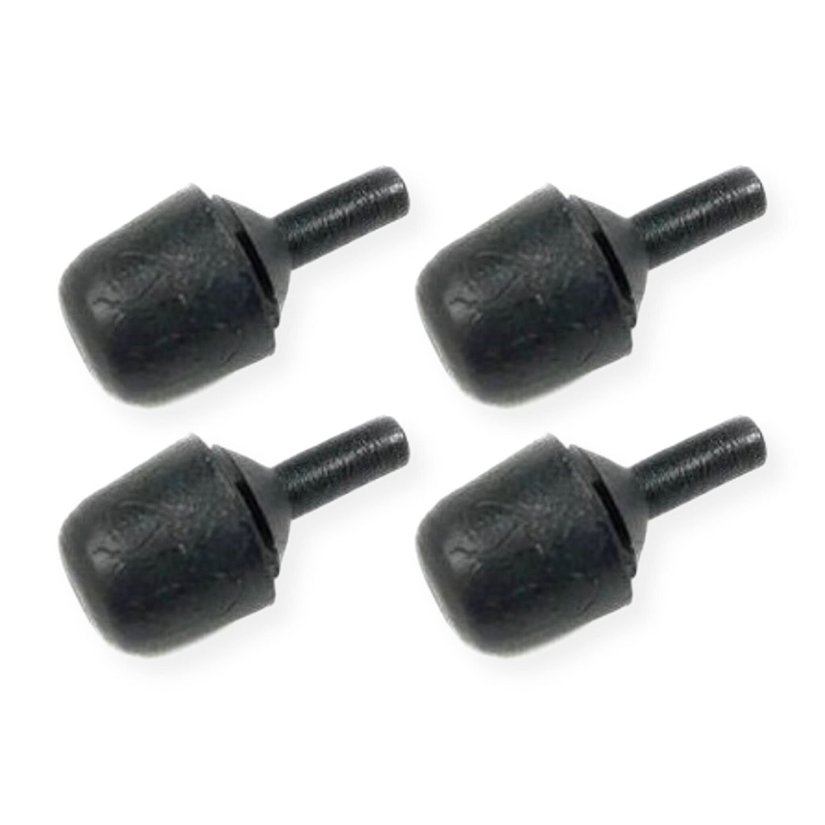 Vespa PX PE 125-200 Tool Box Lid / Side Panel Rubber Buffers x4 - Black