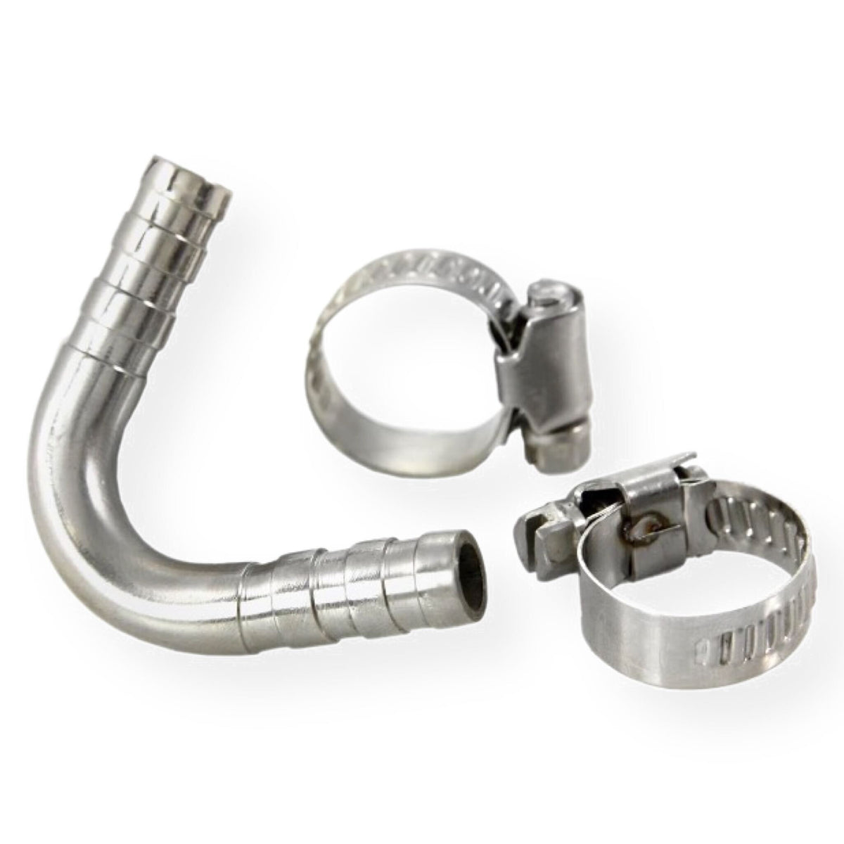 Vespa V50 PX T5 Rally Super Sprint LML Petrol Tap Exit Adapter SIP Stainless Steel