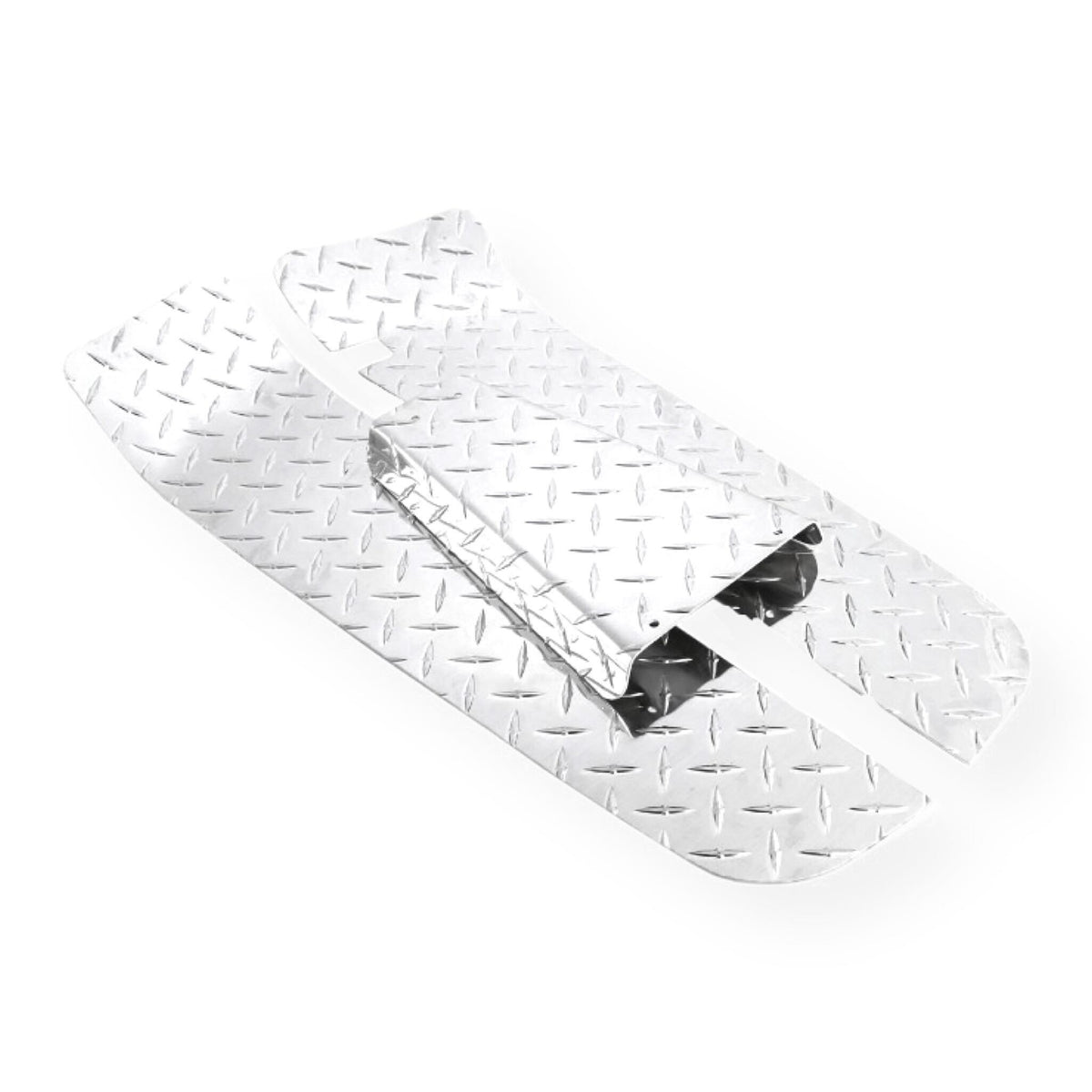 Vespa PX PE T5 Rally Propeller Floor Board Runner Set - Polished Alloy