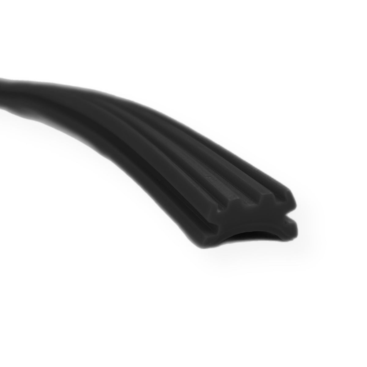 Vespa Rally Sprint Floor Runner Rubbers 4 Rib Type- Black