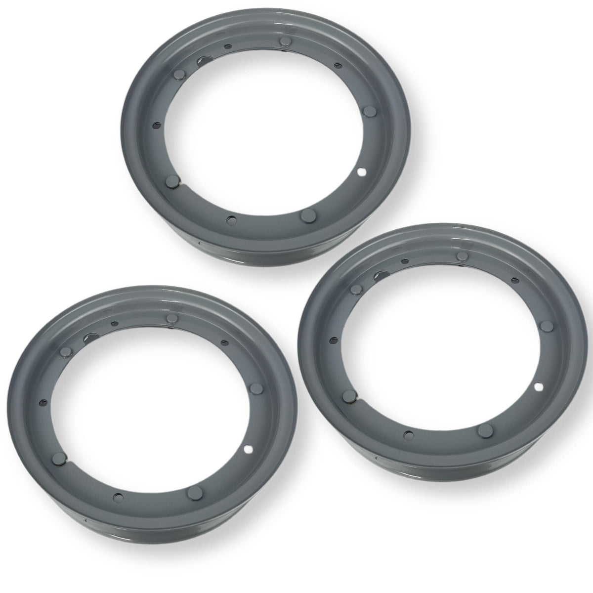 Vespa PX PE T5 PK Rally V50 Prim 10" Split Wheel Rim - Silver Grey - Italian x3 Bundle