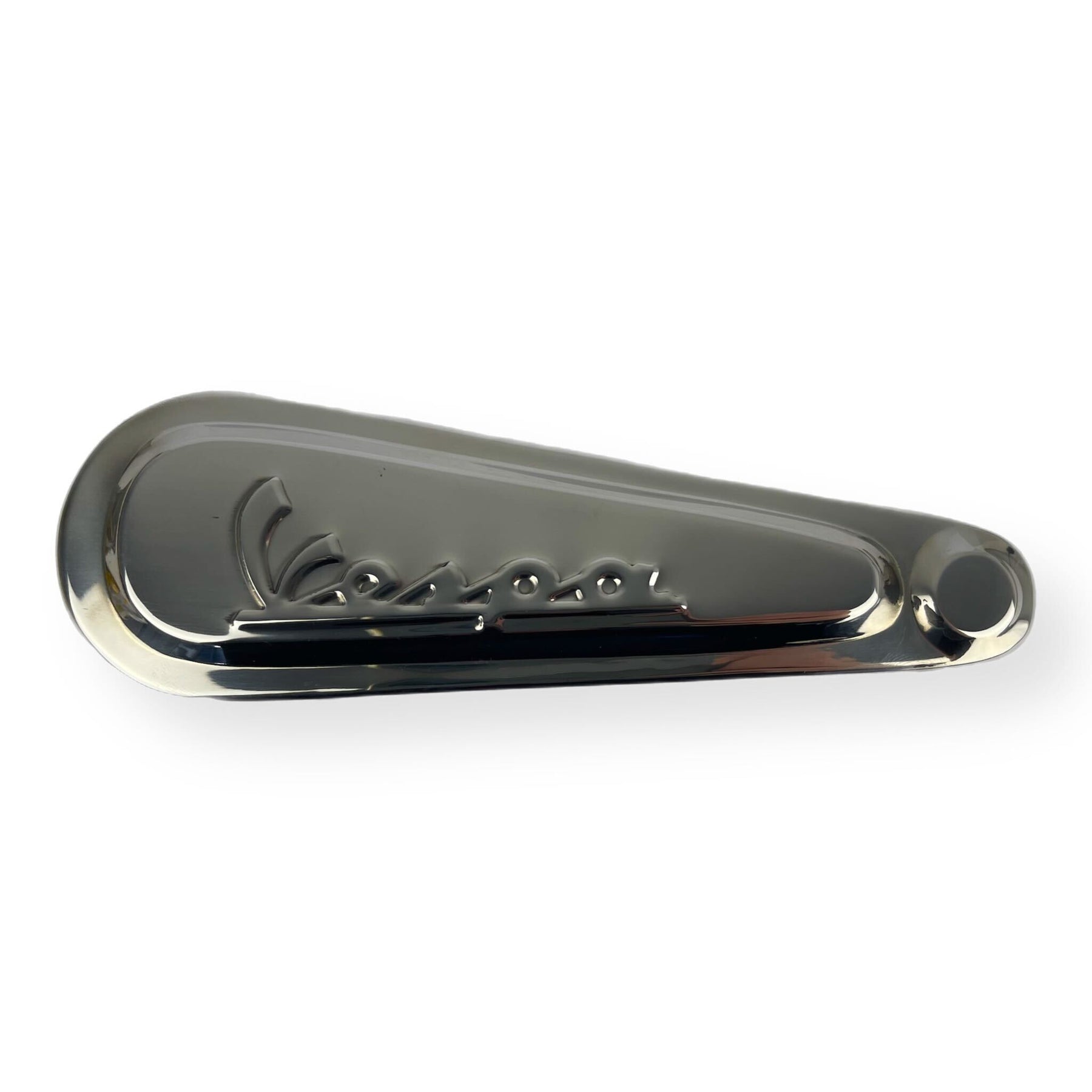 Vespa Super Sprint Rally VBB Sportique Fork Link Cover - Polished Stainless Steel