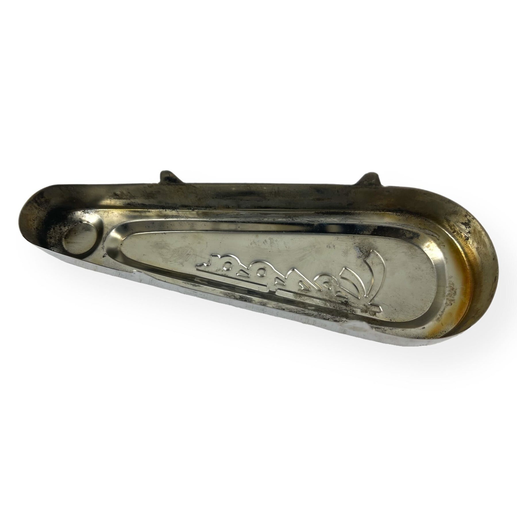 Vespa Super Sprint Rally VBB Sportique Fork Link Cover - Polished Stainless Steel
