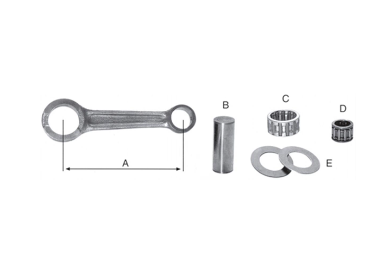 Vespa V50 PK50 S/XL Conrod Kit 87.0mm